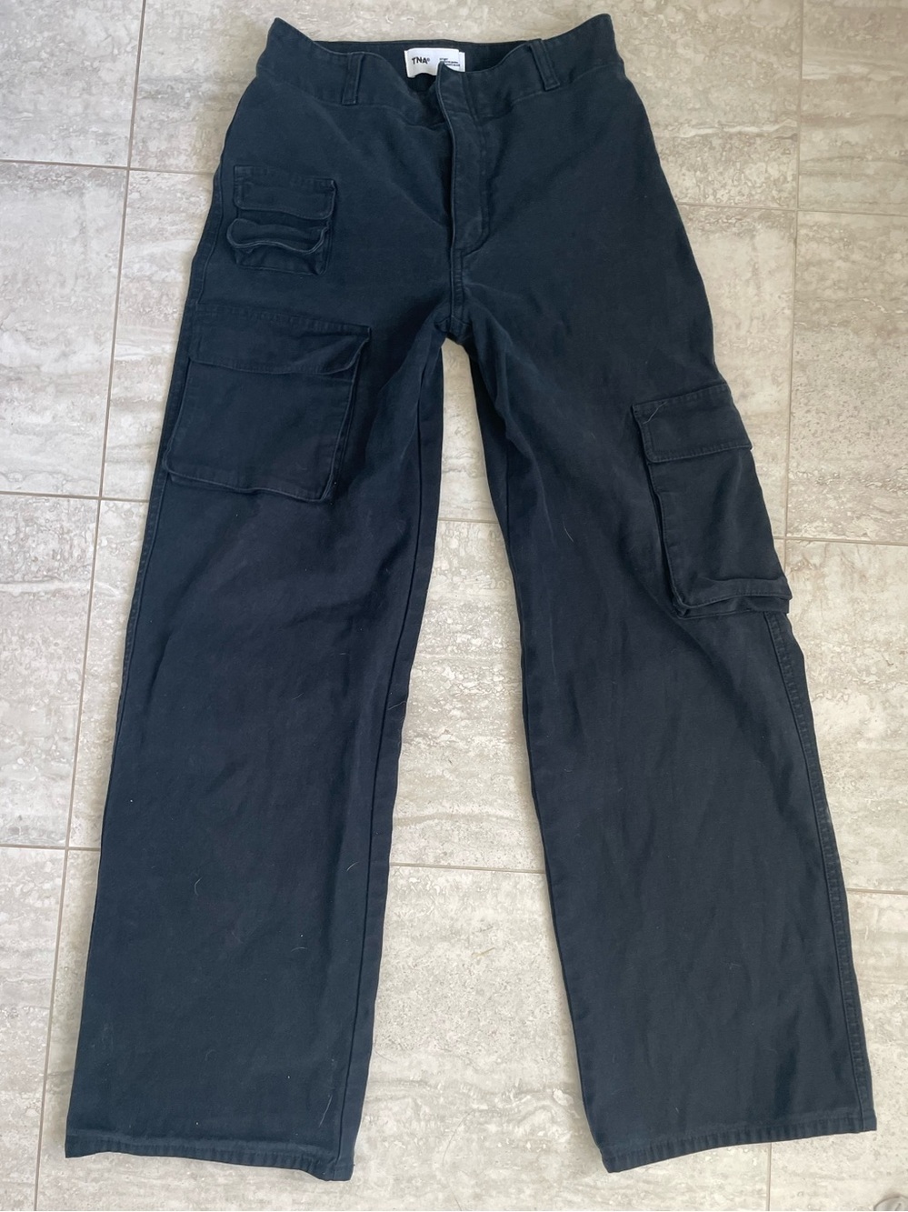 TNA Black Cargo Pants with Utility Pockets
